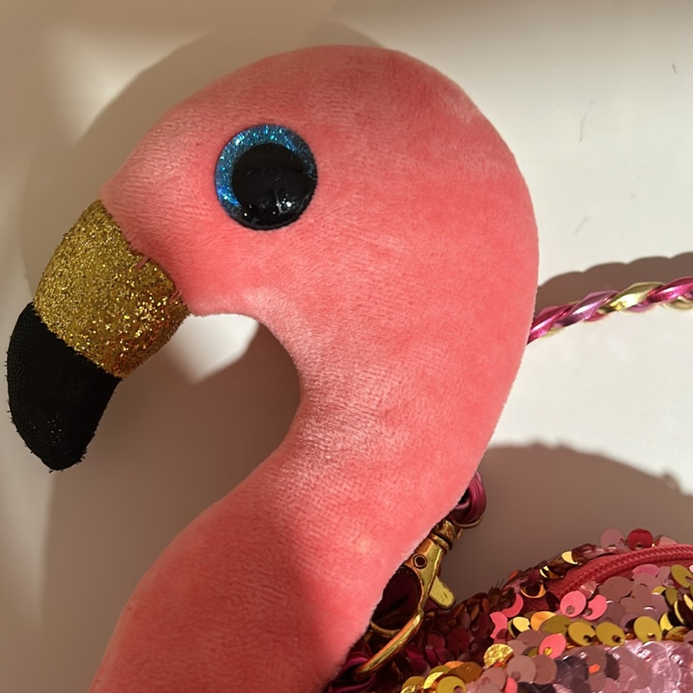 NWOT TY Flamingo purse - Picture 2 of 5